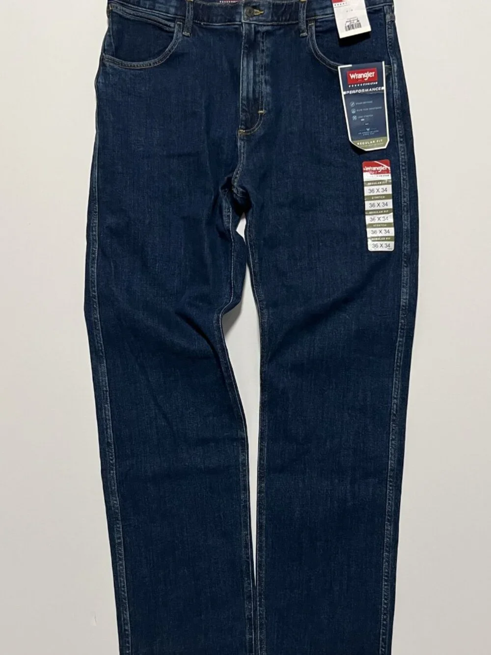 Wrangler Performance Series Jeans NWT Flex Waist Casual Men's size 36x34 NEW